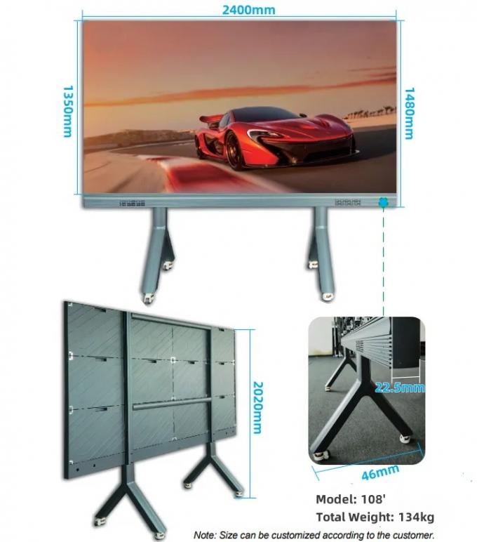 4K 108 Inch All-in-One LED Display Ultra Thin Interactive Conference ...