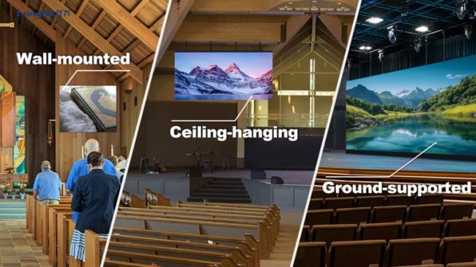 P3.91 Church LED Screen 3m*2m For Worship, Sermons, And Live Events
