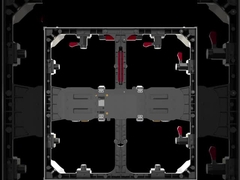 500×500×68mm  both indoor and outdoor Die-casting Aluminium LED Cabinet