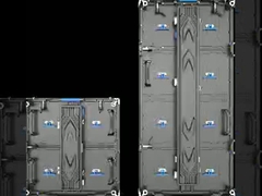 500mm*500mm and 500mm*1000mm Cabinet suits for 250mm*250mm led screen modules