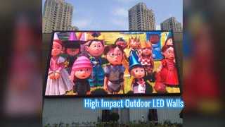 Outdoor LED Video Wall P4 81 P6 667 SMD Display Solution
