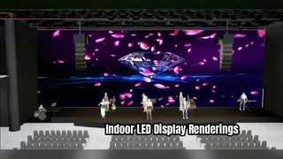 Indoor LED Display Renderings