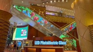 Outdoor LED Photoelectric Glass