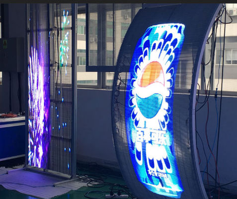 Customization Bright Transparent LED Screen High Definition Visuals