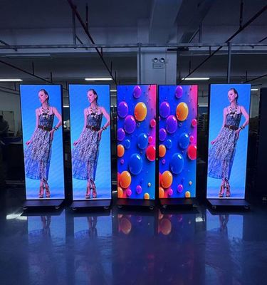 HD Full Color Indoor LED Display Poster Advertising Video Player P1.25 P1.538 P1.86 P2 P2.5 P3