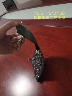 240*120mm Advertising Indoor Full Color Led Display FPC Soft Led Module IP43