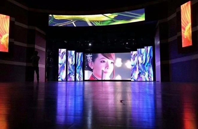 Full Color 64 X 64 Soft Curved Led Displays Screens Mooncell Kystar ...