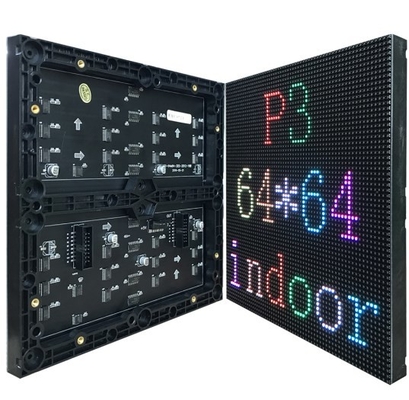 Full Color LED Matrix Module 192x192mm 64x64pixel P3 Indoor SMD2121 LED Display Screen