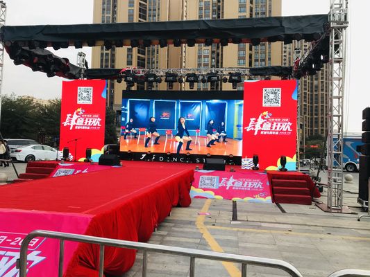 High Refresh Rate Rental Led display P3.91 250*250mm RGB Panel 64x64 Pixels Led Video Wall
