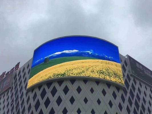 Outdoor Indoor P3.91mm Curved LED Display Waterproof IP65 High Brightness