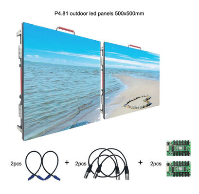 High Brightness P4.81mm Outdoor LED Video Walls Pixels Rental Brightness 4.81mm Slim Led Screen