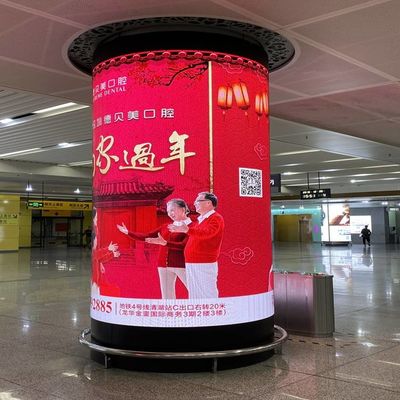14bit Gray Scale Small Pitch Flexible LED Screen 3 Years Warranty