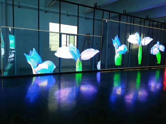 High Transparency Transparent Glass LED Screen with Wide Viewing Angle and Low Power Consumption for Indoor and Outdoor Use