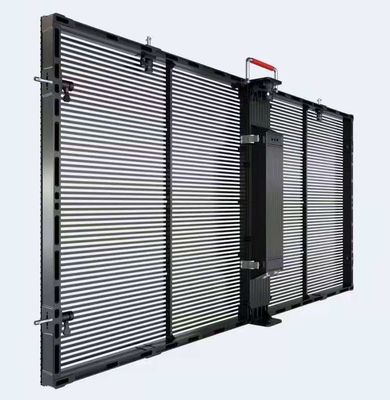 High Refresh Led Window Display Screens Antiwear P3.9-7.8 Transparent Grille Screen Led Screen