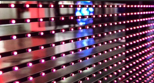 75% Transparent Glass LED Screen with Long Service Life