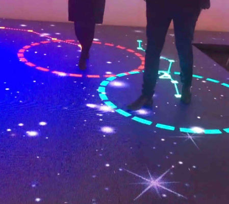 DMX Control , Durability LED Screen Floor Tiles Indoor / Outdoor High grade Aluminum Alloy Material