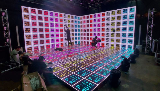 Customized Sizes LED Dance Floor IP65 Lightweight For Commercial Events
