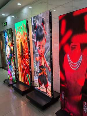 HD ，Fully Featured Indoor P1.538 LED Display Poster Advertising Video Player High quality Less Cost