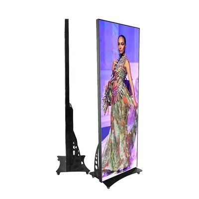 HD Indoor P1.25 LED Poster Display Advertising Video Player For Shop Hall