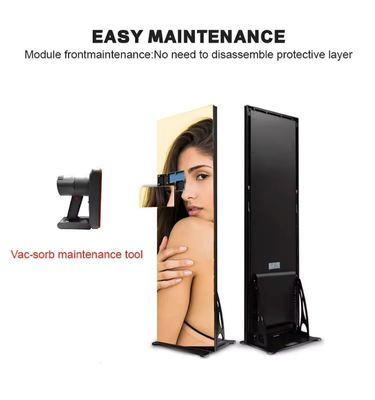 Energy-saving，Seamless Splicing Indoor P1.86 LED Screens Poster Advertising Video Player 100，000 Lifespan