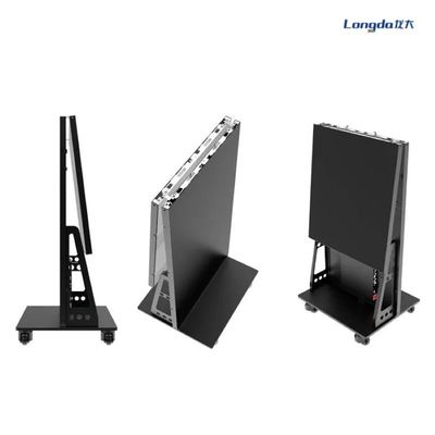 HD Ultra-thin P1.86 Foldable LED Poster Screen Advertising Video Player Light Up Poster
