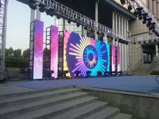 Full Color Rental SMD LED Display 500X500mm Cabinet Video Wall