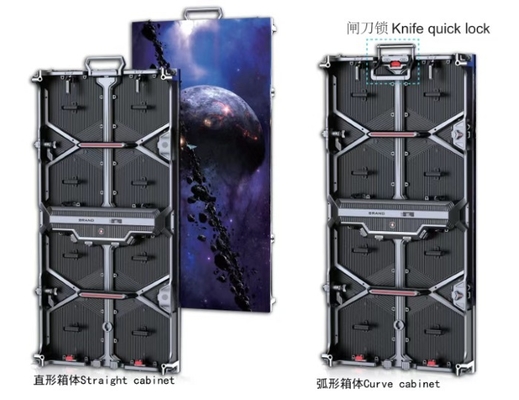 100000 Hours Lifespan LED Video Wall Rental 6500K Color Temperature