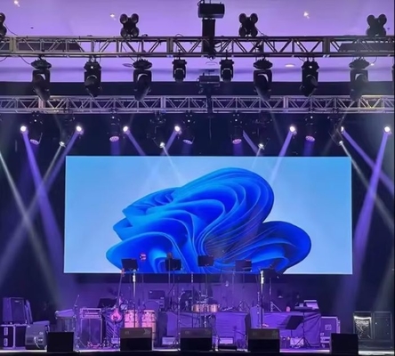 100000 Hours Lifespan LED Video Wall Rental 6500K Color Temperature