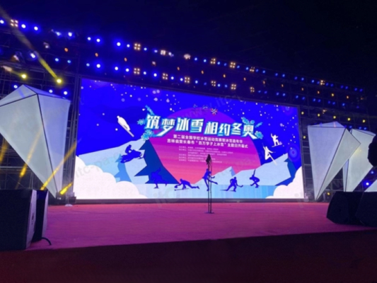 100000 Hours Lifespan LED Video Wall Rental 6500K Color Temperature