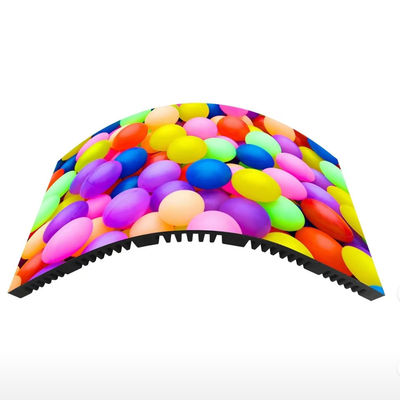 Digital Signage Rental Type Curved Led Panel In P3.91 For Outdoor Storefront