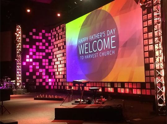 Indoor P3.91 Rental Stage LED Screen For Wedding / Disco / Concert
