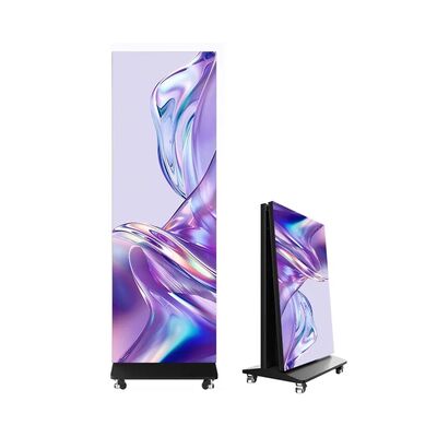 LED Poster Screen 3840hz Refresh Rate Novastar Player Easy Installation For Shop