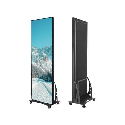 LED Poster Screen 3840hz Refresh Rate Novastar Player Easy Installation For Shop