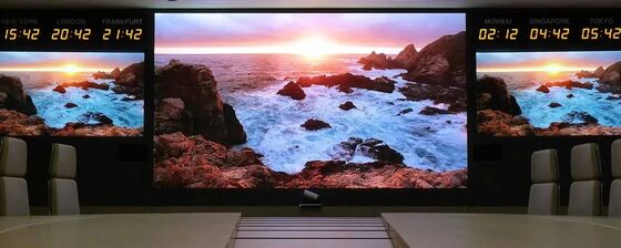 Ultra-thin 22.5mm Thickness Led Light Weight Cabinet High Resolution For Meeting Room