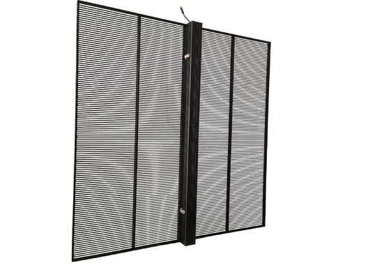 220W/ M2 Transparent LED Mesh Screen Outdoor Glass Window Display 5000nits 7.8mm