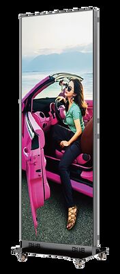 Foldable, Splicable, and Movable P1.86 GOB LED Poster Display