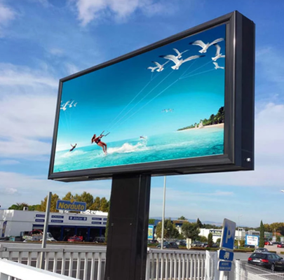 ODM P3.076 Outdoor LED Video Walls Led Billboard Fixed ISO14001 1R1G1B Advertising