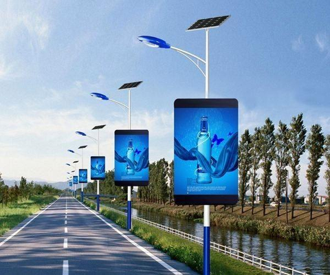 Outdoor LED Video Walls P10 Displays 1R1G1B Single Pillar Type SMD3535