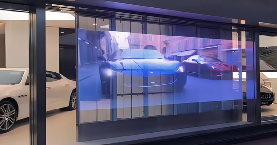 Transparent Glass LED Screen P3.91mm Holographic Series Refresh 3840Hz