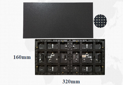 320*160mm Advertising Indoor Full Color Led Display P2.5 FPC Soft Led Module