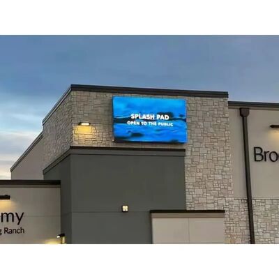 Outdoor High Brightness Waterproof Fix Installation Led Screen For Wall