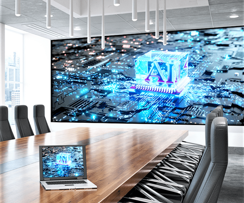 LONGDA Small Pixel Led Display P1.56 Indoor Full Color Conference Video Wall ISO9001