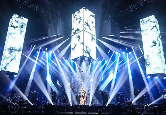 Longda Stage Led Backdrop Screen Rental Die-Casting Aluminum Cabinet
