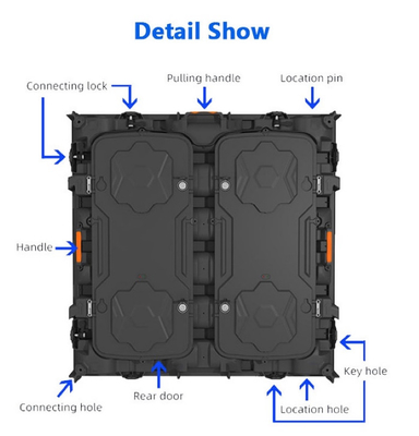 High Brightness P8 Outdoor Led Screen Module 7000cd/ M2 2scan