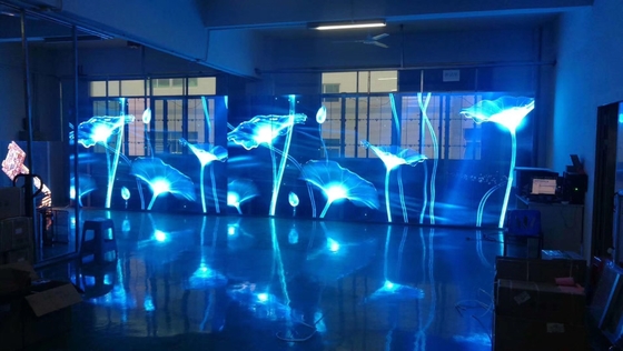 7.8mm Led Window Display Screen Transparent Led Glass AC220V AC110V