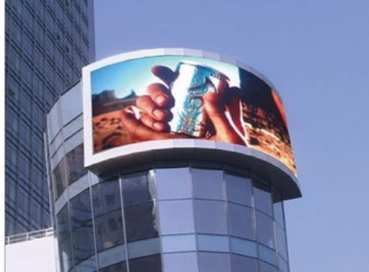Storefront P4 Outdoor Curved Led Panel 256*128mm RGB Durable