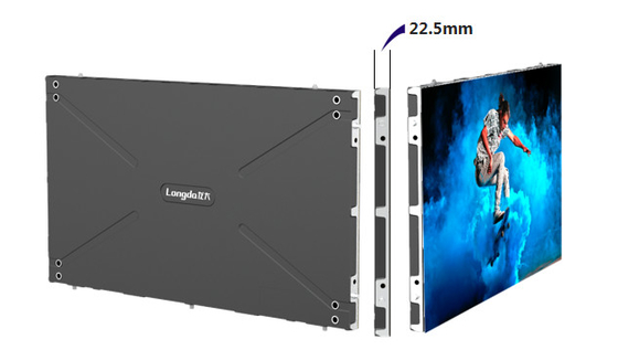 Ultrathin Conference Curved Led Display Wall 108in 216in 22.5mm Cabinet