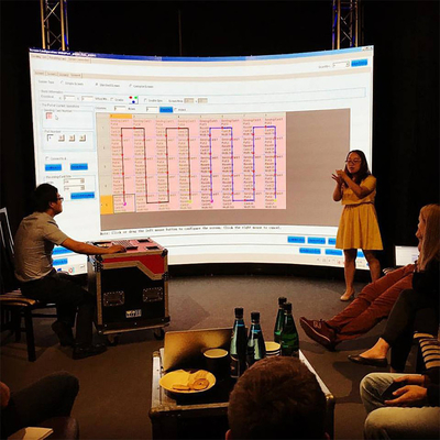 HD P2 Indoor Colorful Led Displays Advertising Board Led Wall 14 Bits