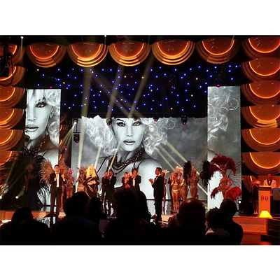 Large High Brightness Concert Led Screen 500*500mm 65410 Pixels 1/16 Scan