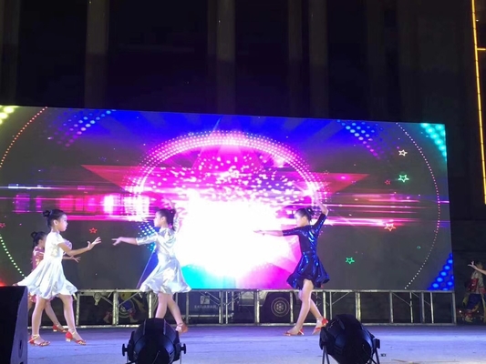 Large High Brightness Concert Led Screen 500*500mm 65410 Pixels 1/16 Scan